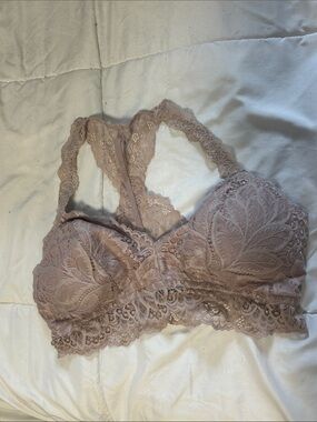 Auden Lace Bralette in Mauve Pink